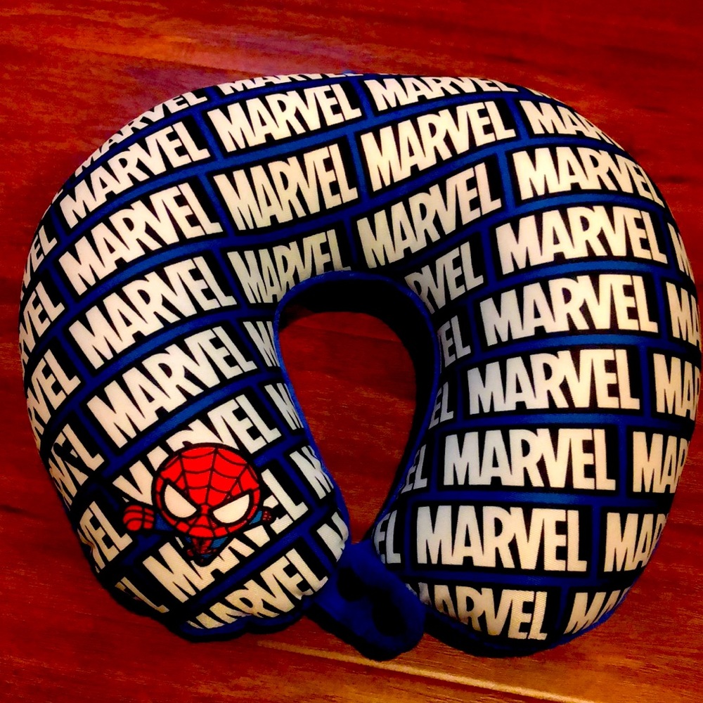 Marvel Disney Spider-Man neck travel pillow